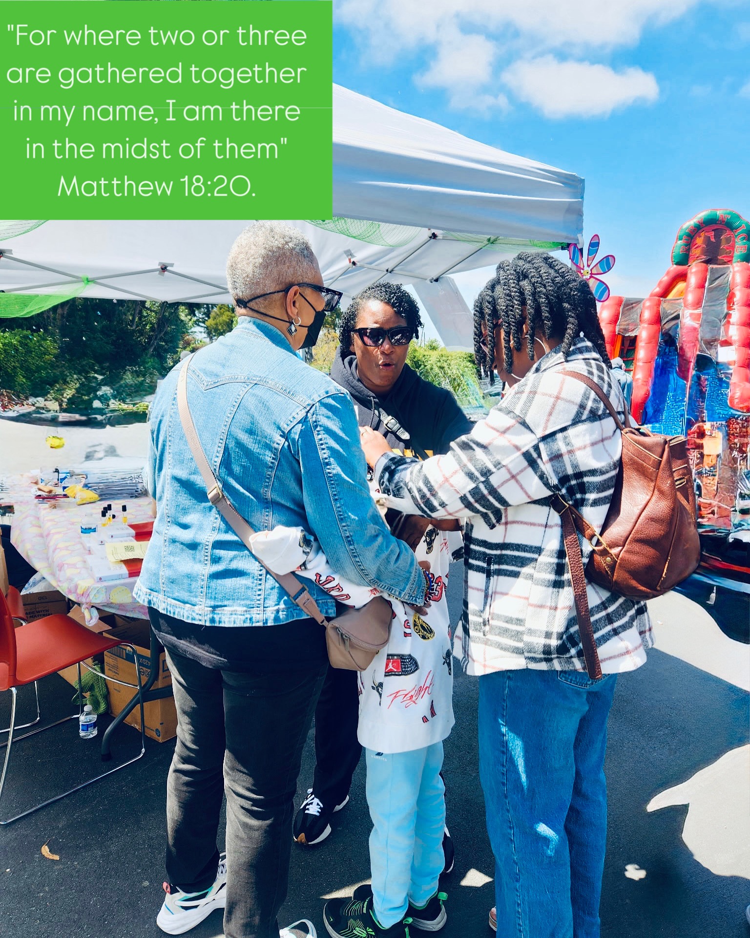 Rev. Teela Ross serving in prayer ministry
